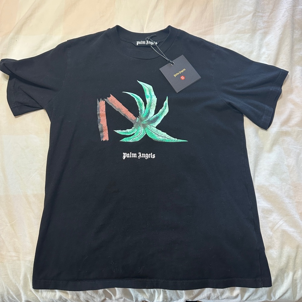 Medium Palm Angels, Black Broken Palm Tree Tee